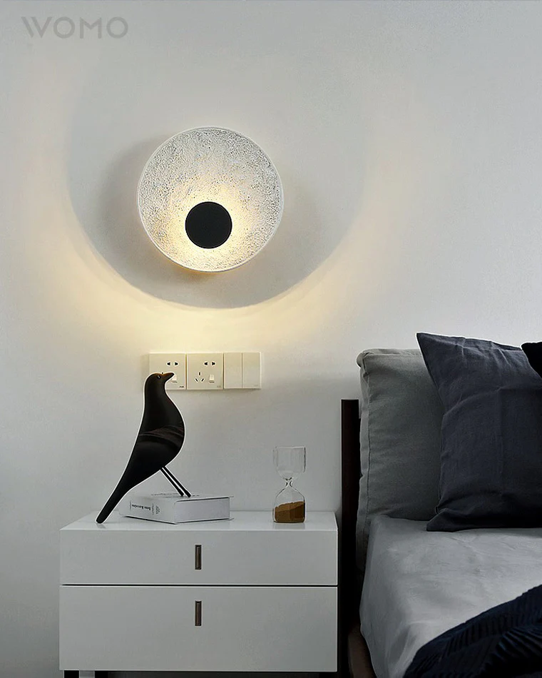 WOMO Eclipse Round Disc Wall Sconce-WM6034 - Image 2