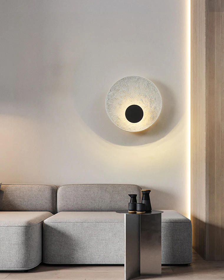 WOMO Eclipse Round Disc Wall Sconce-WM6034 - Image 3