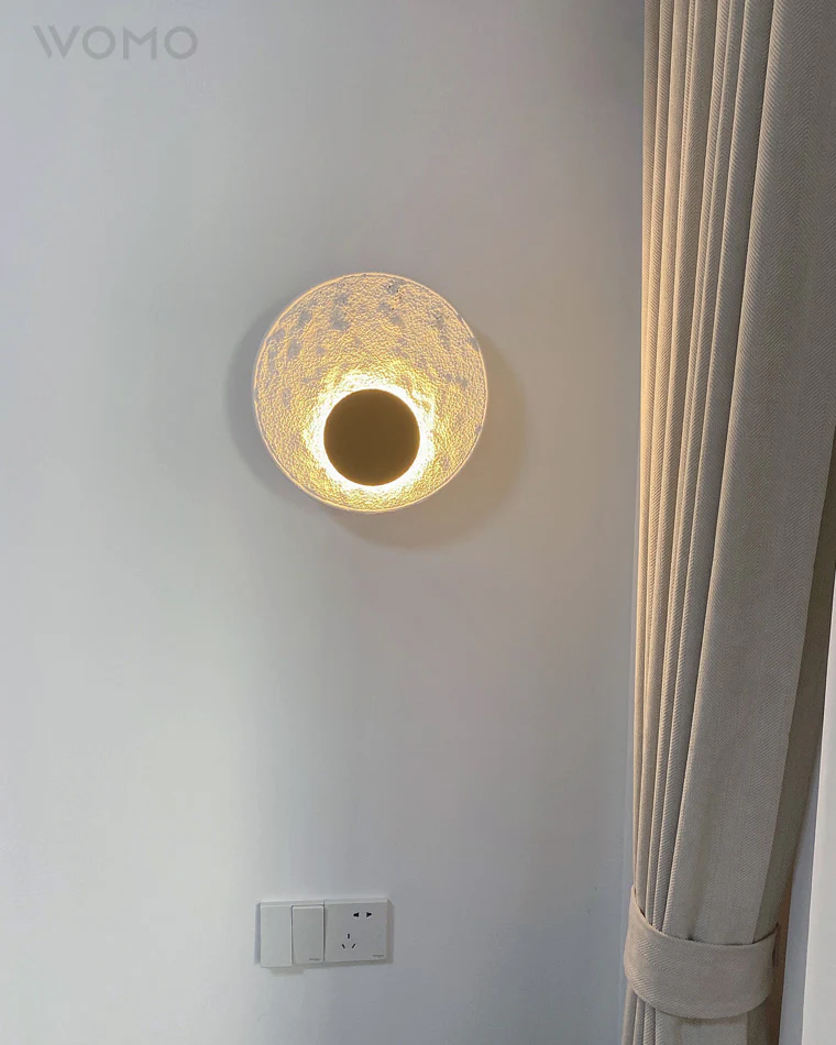 WOMO Eclipse Round Disc Wall Sconce-WM6034 - Image 5