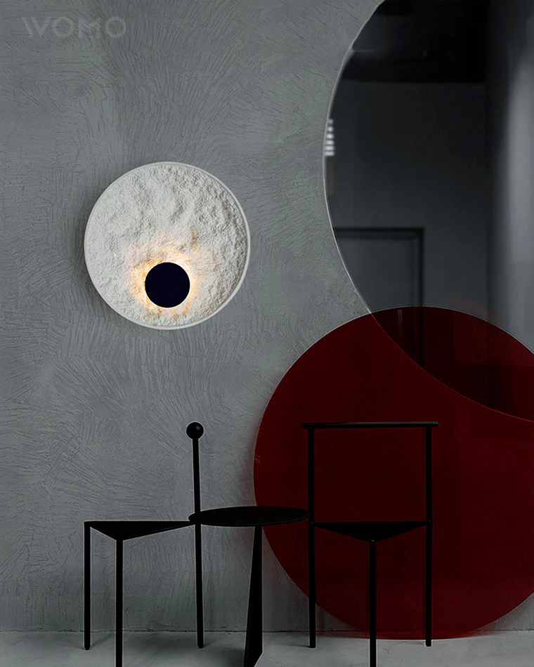 WOMO Eclipse Round Disc Wall Sconce-WM6034 - Image 6