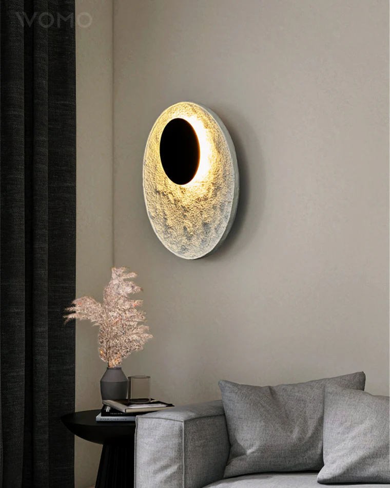 WOMO Eclipse Round Disc Wall Sconce-WM6034 - Image 7