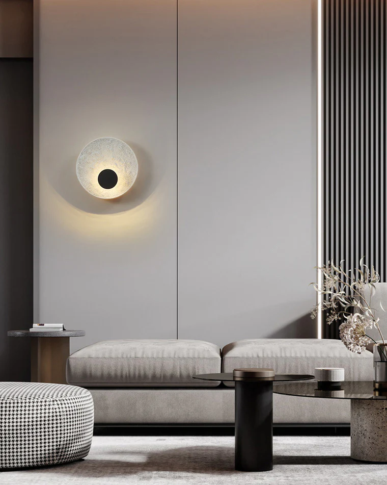 WOMO Eclipse Round Disc Wall Sconce-WM6034 - Image 8