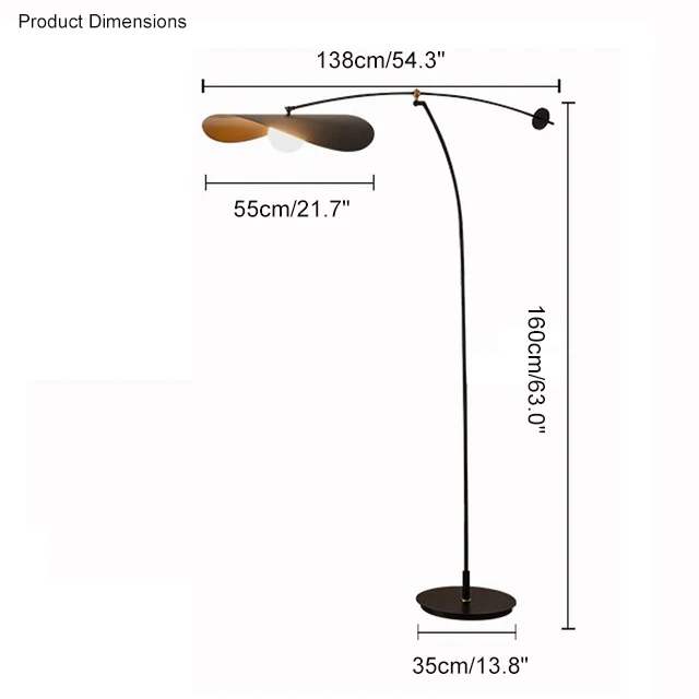 WOMO Hat Antilever Floor Lamp-WM7014 - Image 28