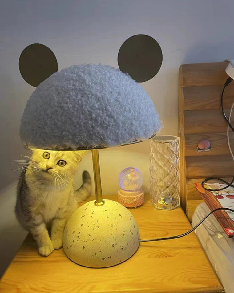 WOMO Cute Mickey/Minnie Terrazzo Table Lamp for Children-WM8017 - Image 8