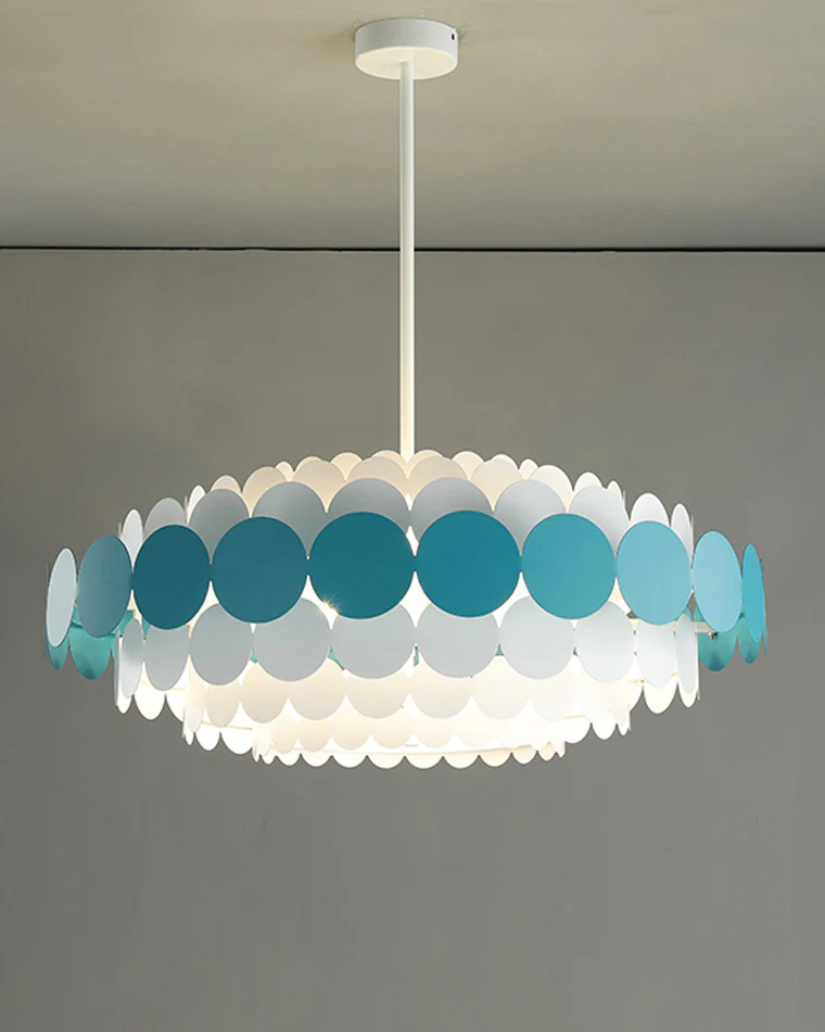 WOMO Scandi Scalloped Round Chandelier-WM2140 - Image 14