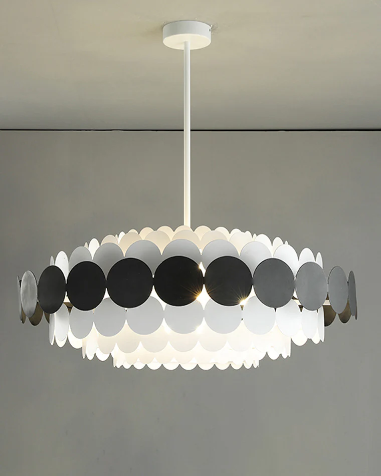 WOMO Scandi Scalloped Round Chandelier-WM2140 - Image 15
