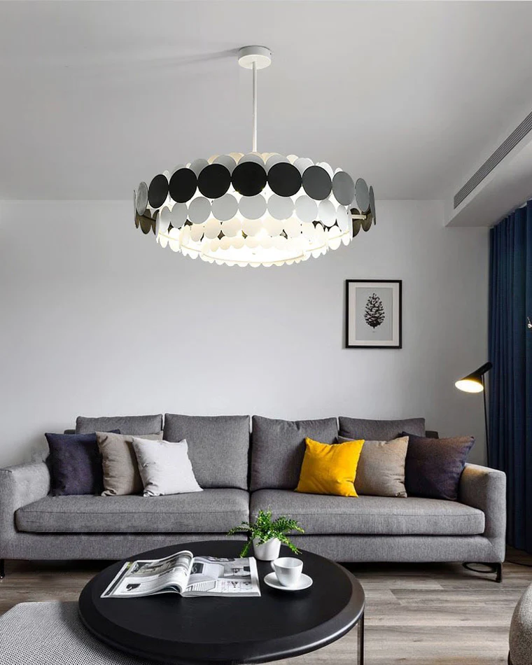 WOMO Scandi Scalloped Round Chandelier-WM2140 - Image 7