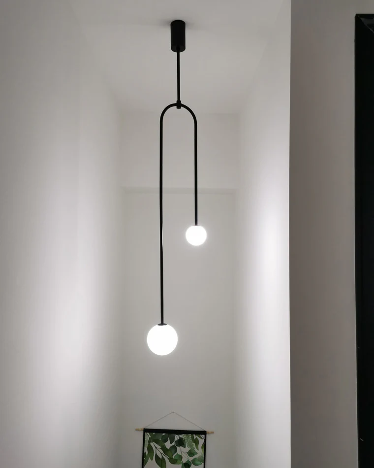 WOMO 2-Globes Pendant Light-WM2045 - Image 13