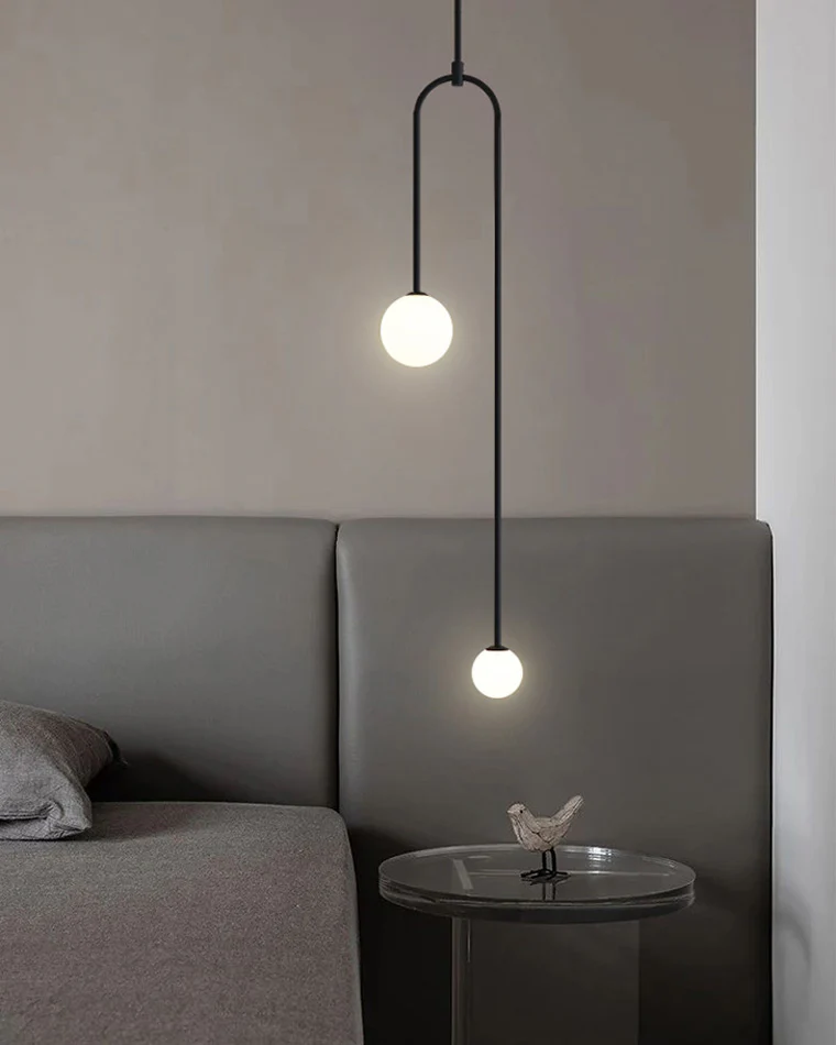 WOMO 2-Globes Pendant Light-WM2045 - Image 4