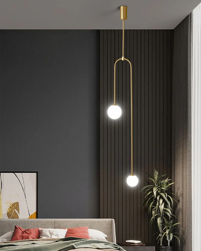 WOMO 2-Globes Pendant Light-WM2045 - Image 5