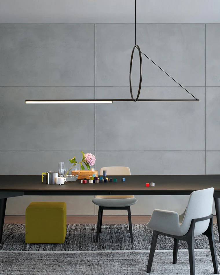 WOMO Offset Linear Pendant Light-WM2135 - Image 12