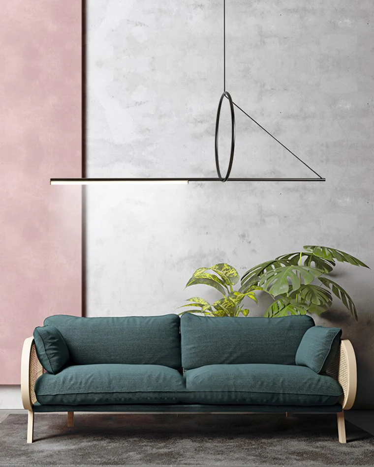 WOMO Offset Linear Pendant Light-WM2135 - Image 13