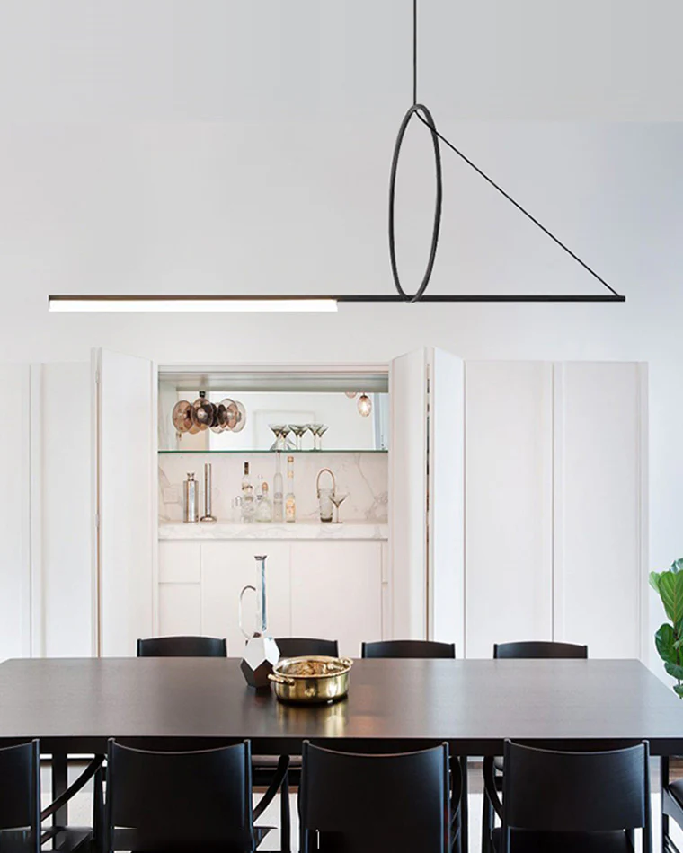 WOMO Offset Linear Pendant Light-WM2135 - Image 2