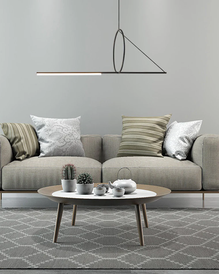 WOMO Offset Linear Pendant Light-WM2135 - Image 4