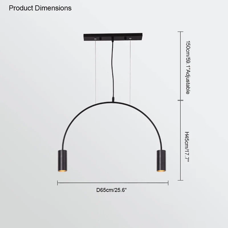 WOMO Arc Rainbow Pendant Chandelier-WM2063 - Image 24