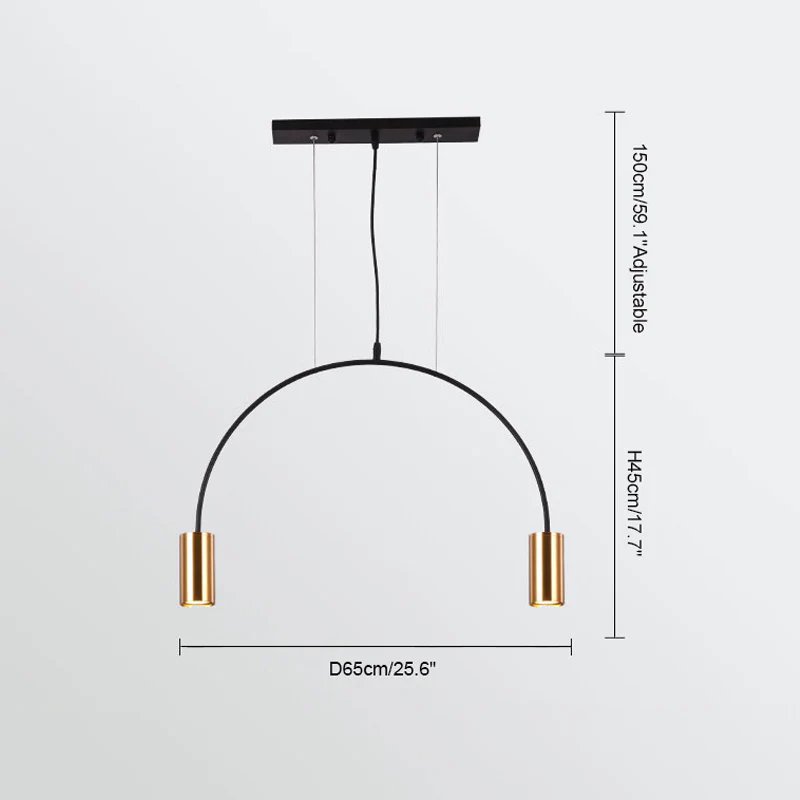 WOMO Arc Rainbow Pendant Chandelier-WM2063 - Image 41