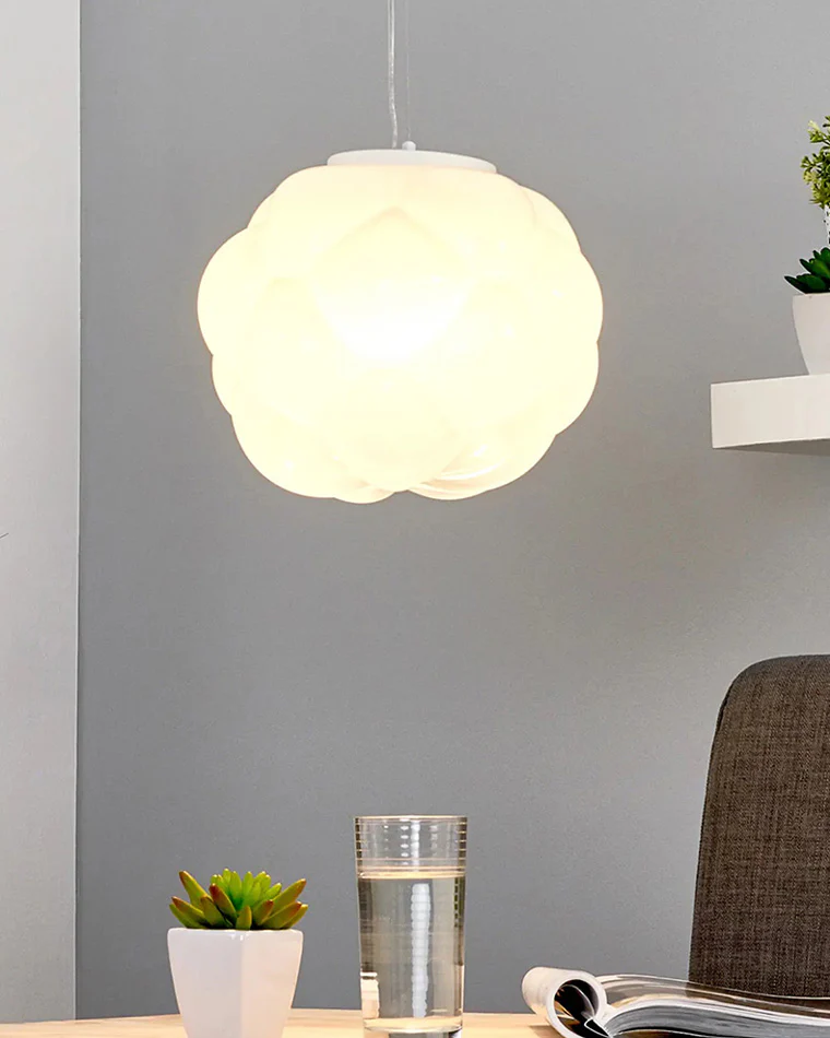 WOMO Cloud Milk Blown Glass Ceiling Light-WM1036 - Image 13
