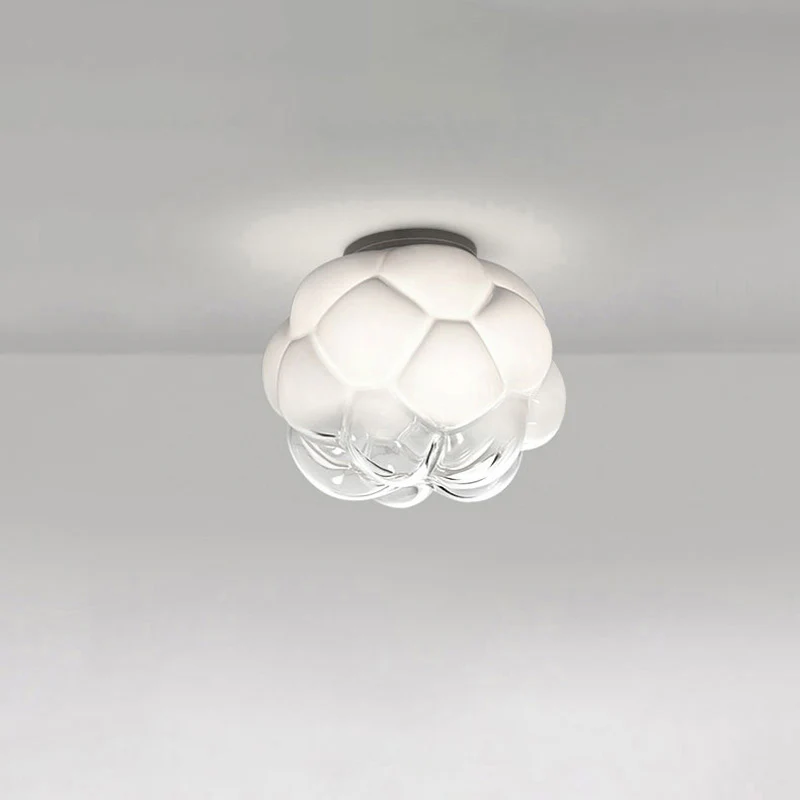 WOMO Cloud Milk Blown Glass Ceiling Light-WM1036 - Image 18