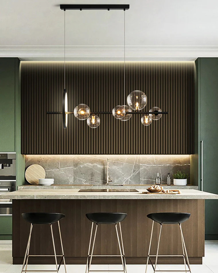 WOMO Linear Glass Bubble Chandelier-WM2040 - Image 7