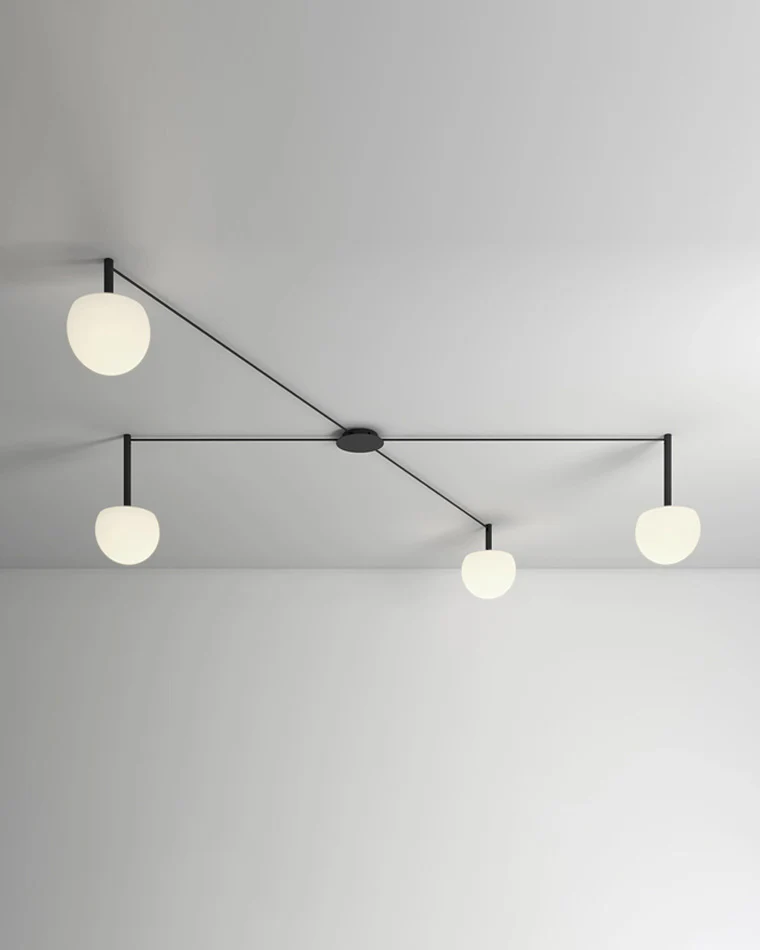 WOMO Custom Frosted Glass Globe Ceiling Light-WM1029 - Image 12