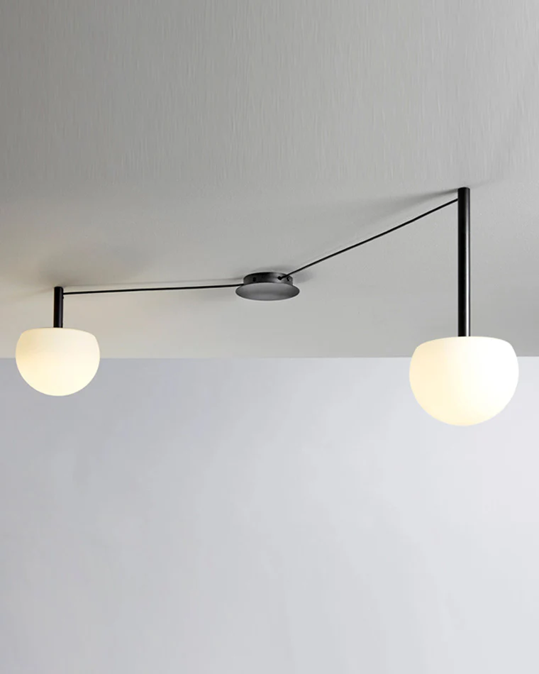 WOMO Custom Frosted Glass Globe Ceiling Light-WM1029 - Image 13