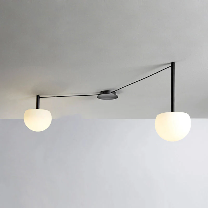 WOMO Custom Frosted Glass Globe Ceiling Light-WM1029 - Image 16