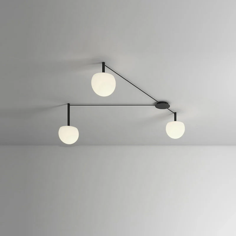 WOMO Custom Frosted Glass Globe Ceiling Light-WM1029 - Image 18