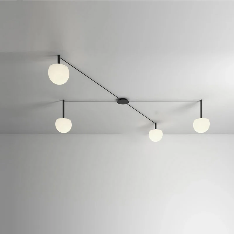 WOMO Custom Frosted Glass Globe Ceiling Light-WM1029 - Image 20