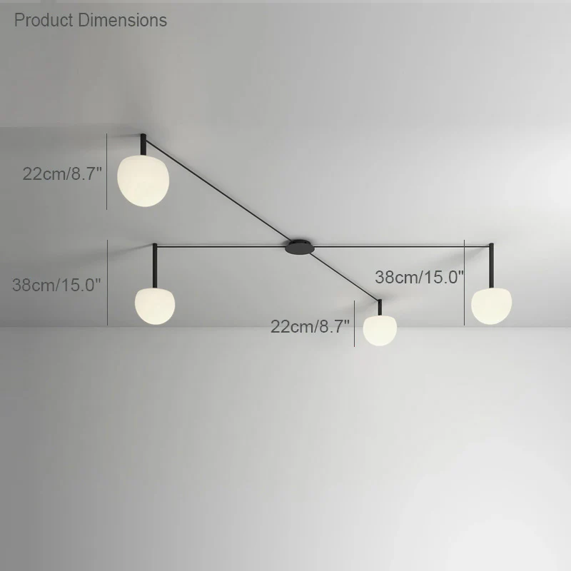 WOMO Custom Frosted Glass Globe Ceiling Light-WM1029 - Image 21