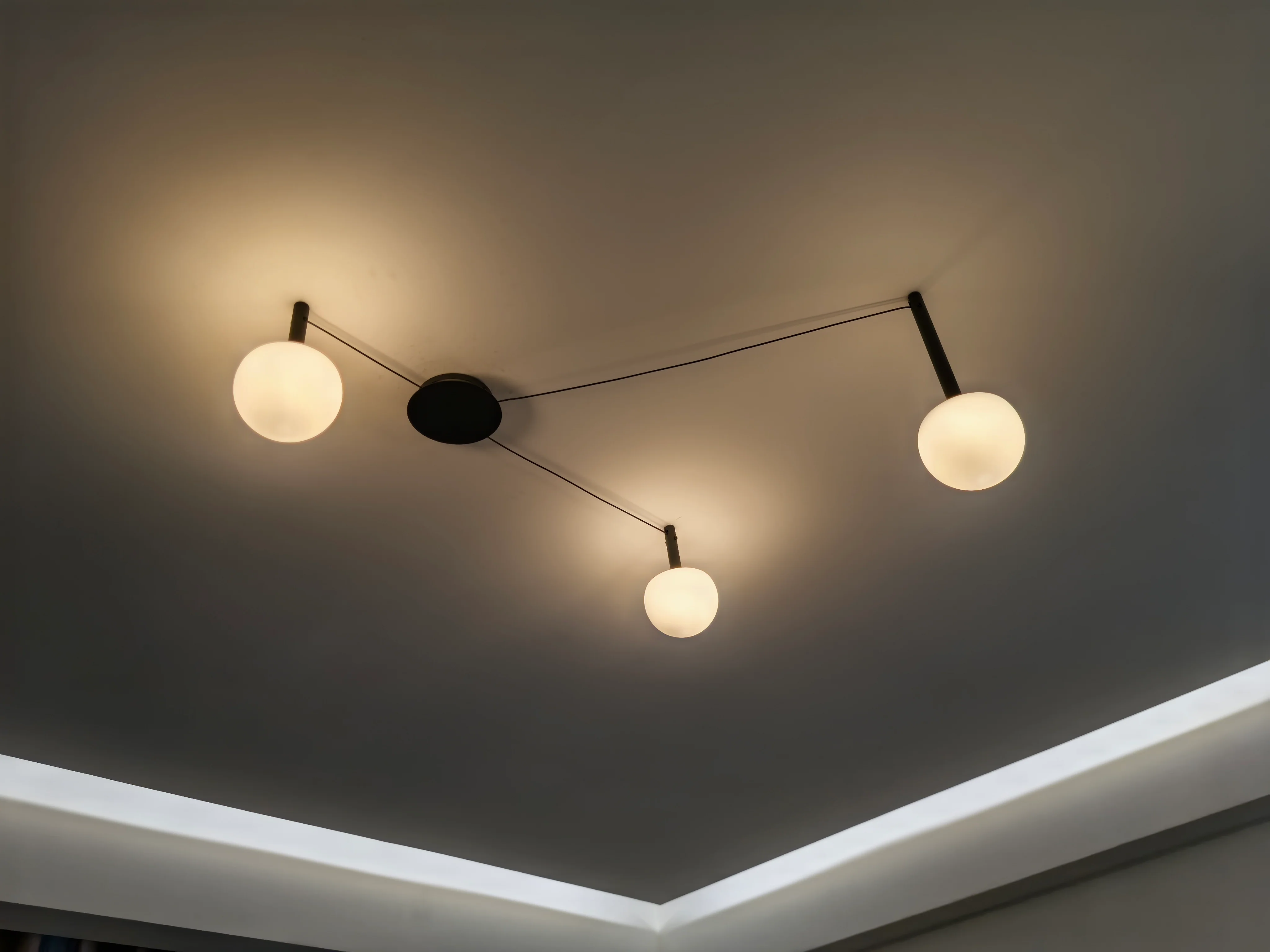 WOMO Custom Frosted Glass Globe Ceiling Light-WM1029 - Image 24