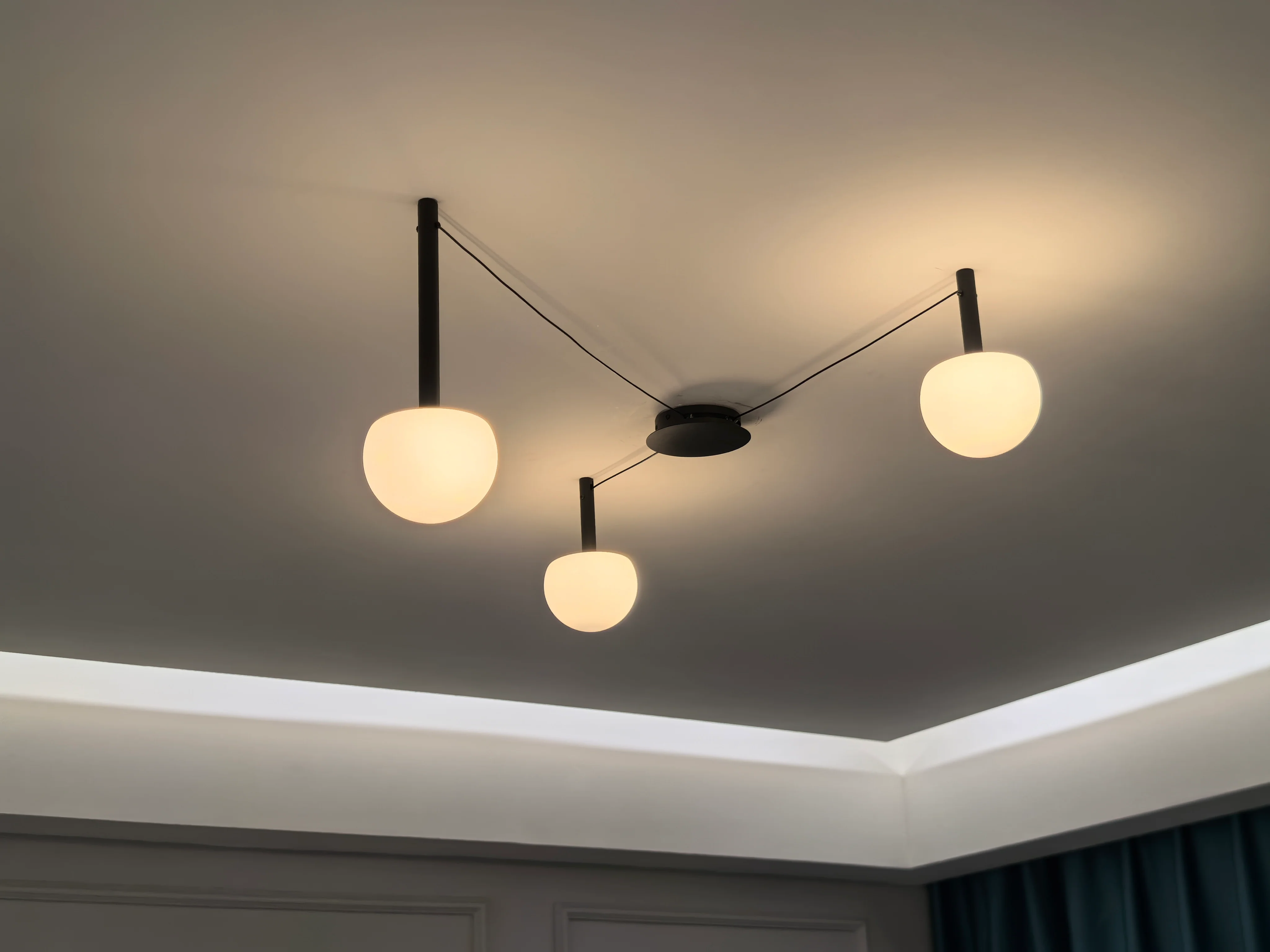 WOMO Custom Frosted Glass Globe Ceiling Light-WM1029 - Image 26