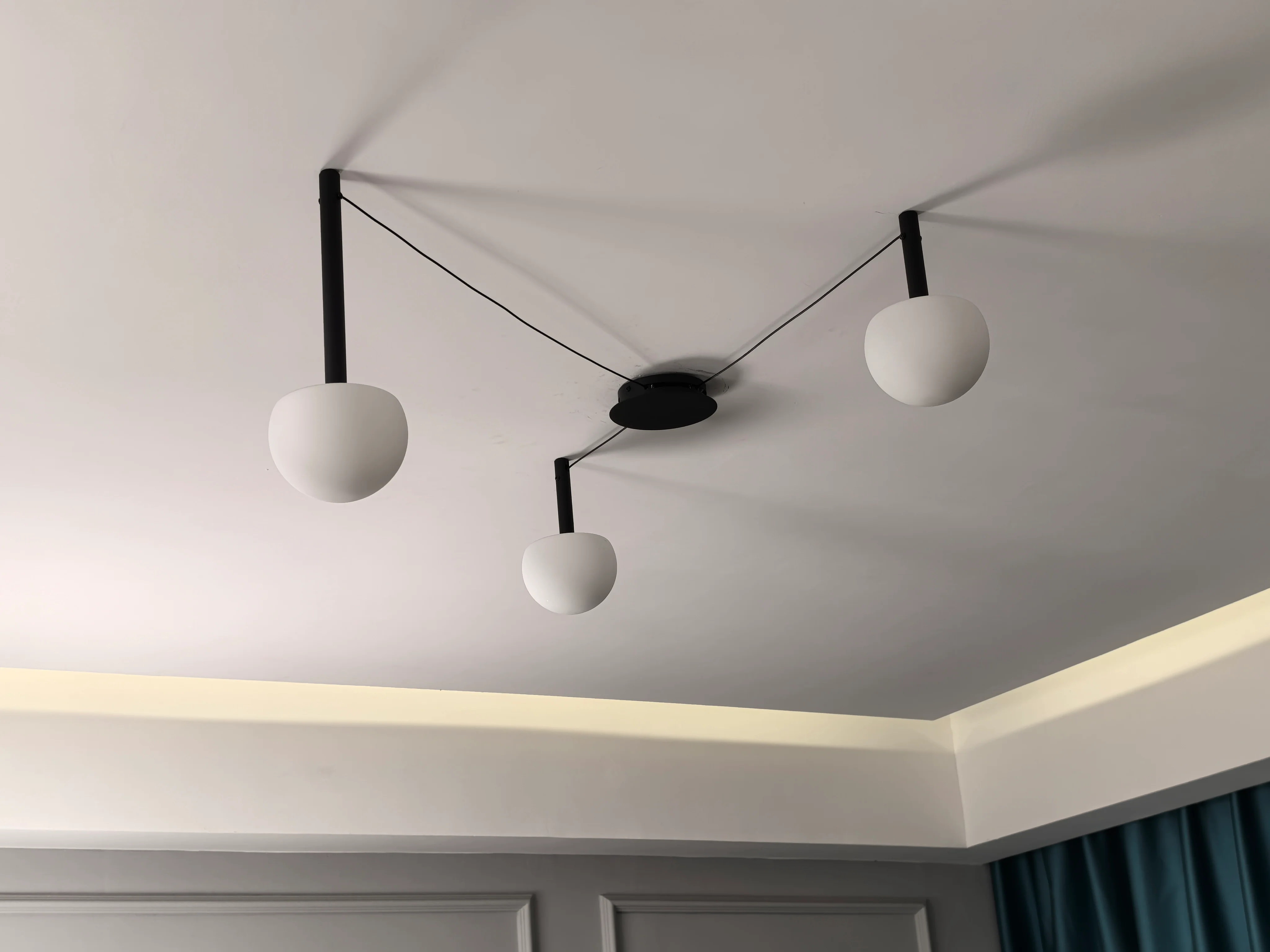 WOMO Custom Frosted Glass Globe Ceiling Light-WM1029 - Image 27