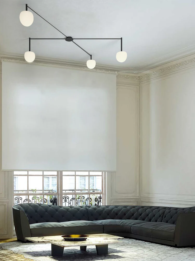 WOMO Custom Frosted Glass Globe Ceiling Light-WM1029 - Image 3