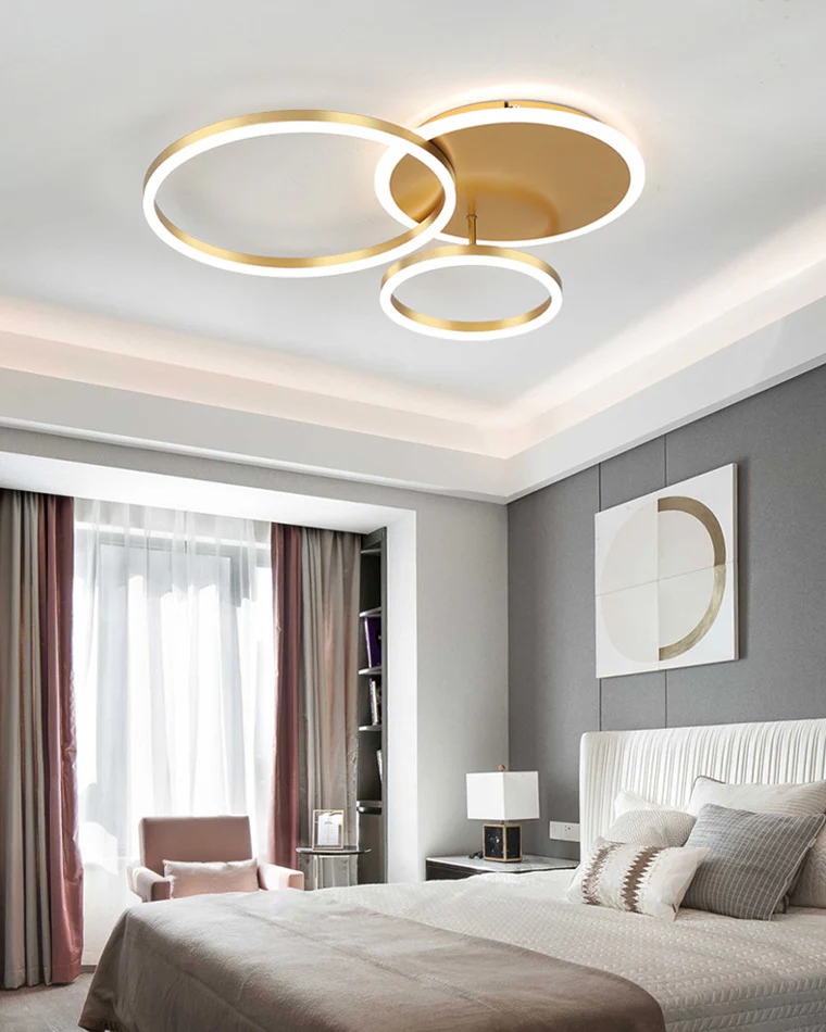 WOMO Circular LED Flush Mount Ceiling Light-WM1032 - Image 12