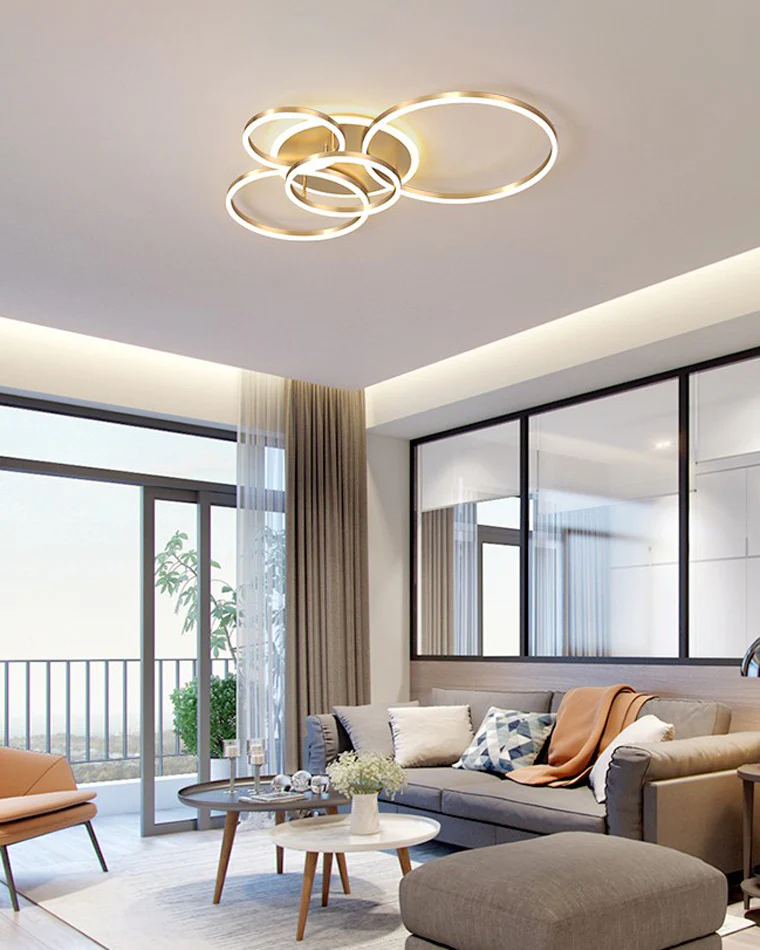 WOMO Circular LED Flush Mount Ceiling Light-WM1032 - Image 14