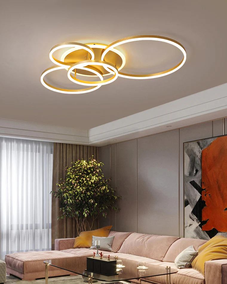 WOMO Circular LED Flush Mount Ceiling Light-WM1032 - Image 16