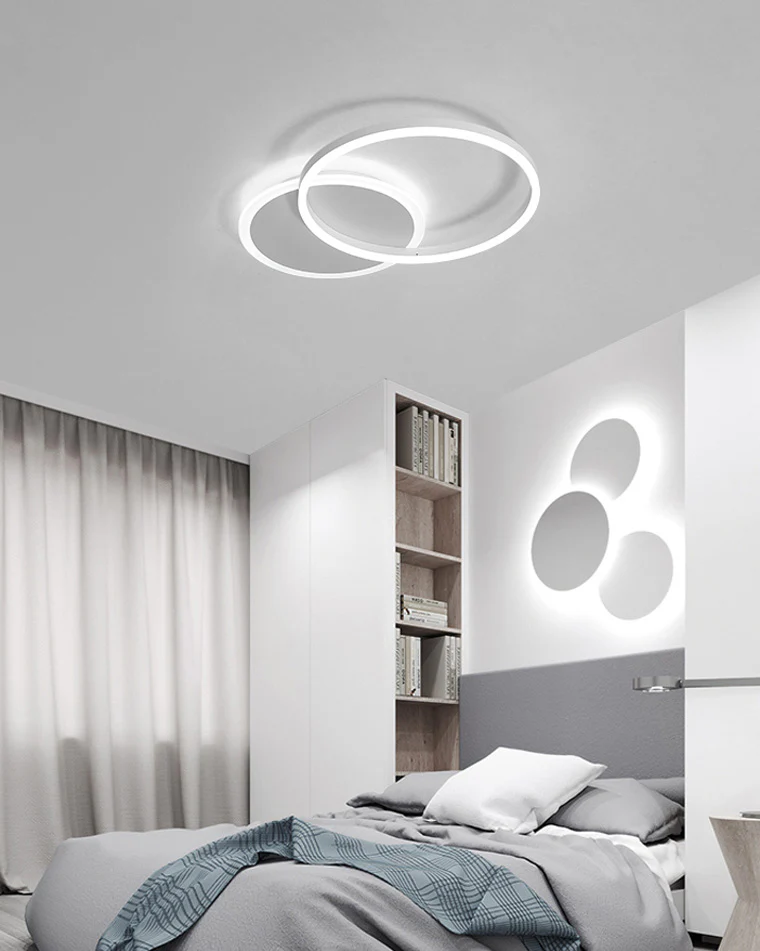 WOMO Circular LED Flush Mount Ceiling Light-WM1032 - Image 18