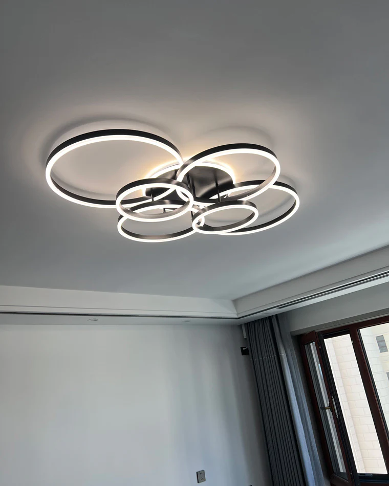 WOMO Circular LED Flush Mount Ceiling Light-WM1032 - Image 19