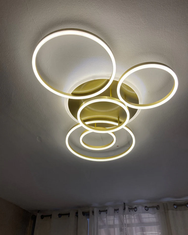 WOMO Circular LED Flush Mount Ceiling Light-WM1032 - Image 22
