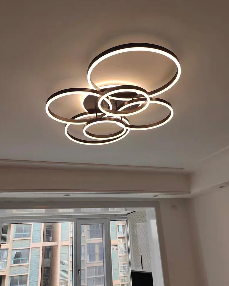 WOMO Circular LED Flush Mount Ceiling Light-WM1032 - Image 23