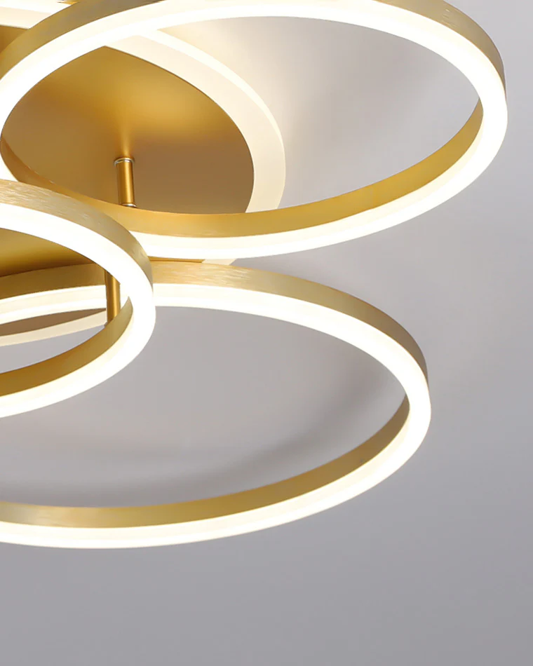 WOMO Circular LED Flush Mount Ceiling Light-WM1032 - Image 25