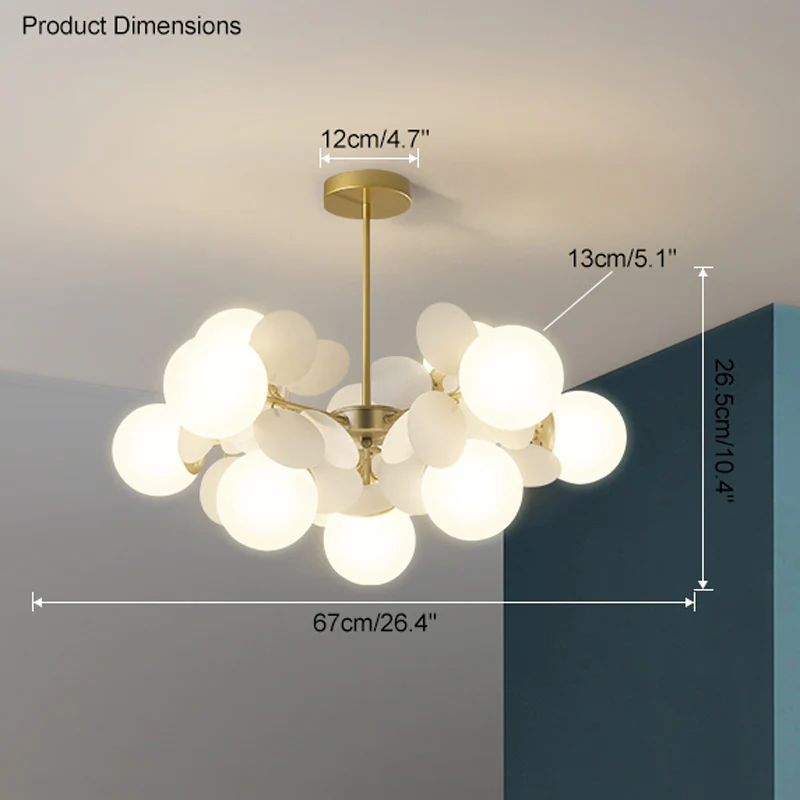 WOMO Branching Bubble Chandelier-WM2044 - Image 32