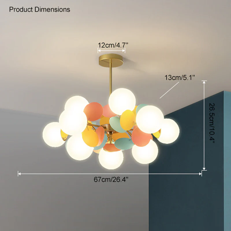 WOMO Branching Bubble Chandelier-WM2044 - Image 33