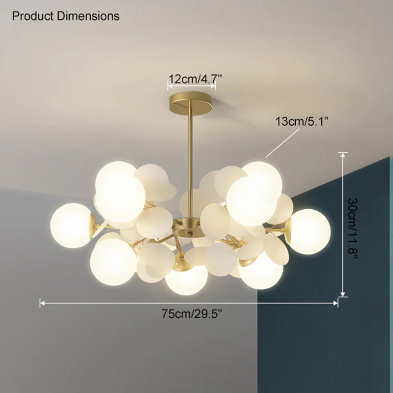 WOMO Branching Bubble Chandelier-WM2044 - Image 34