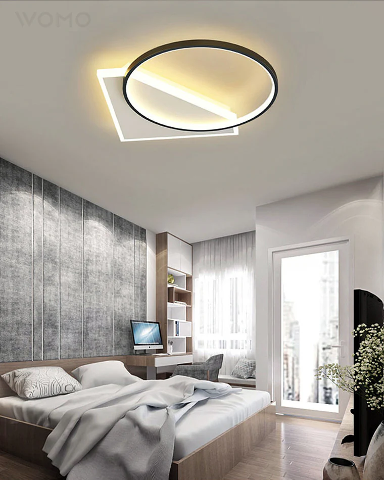 WOMO Geometric Flat Ceiling Light-WM1031 - Image 11