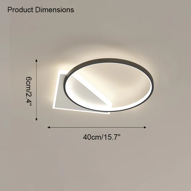 WOMO Geometric Flat Ceiling Light-WM1031 - Image 15