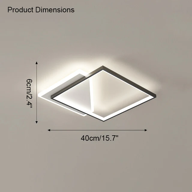 WOMO Geometric Flat Ceiling Light-WM1031 - Image 17