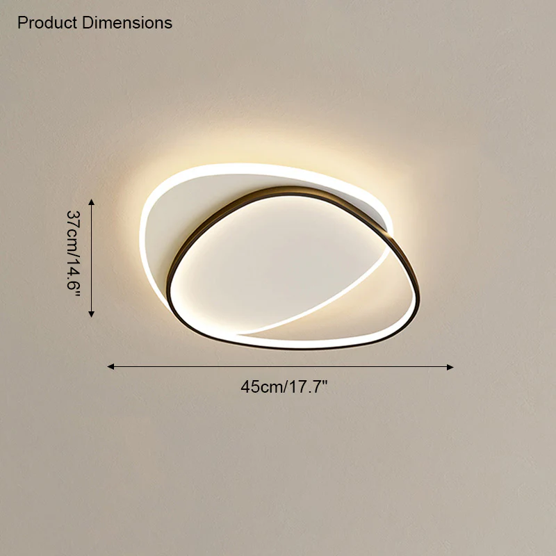 WOMO Geometric Flat Ceiling Light-WM1031 - Image 19