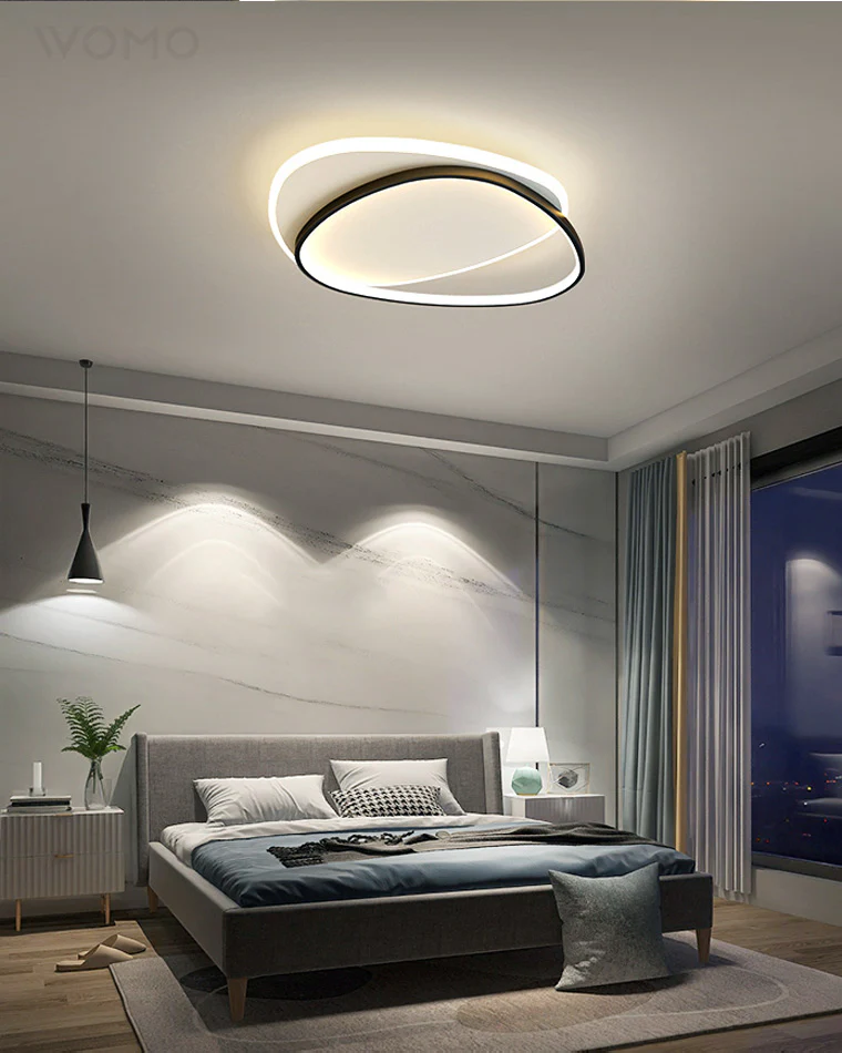 WOMO Geometric Flat Ceiling Light-WM1031 - Image 3