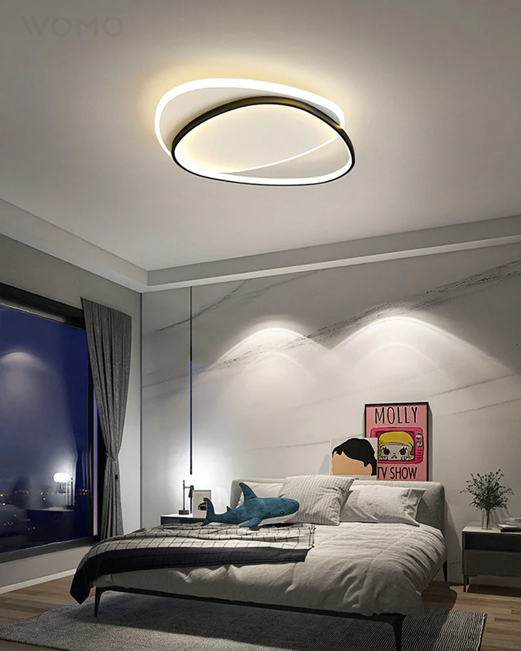 WOMO Geometric Flat Ceiling Light-WM1031 - Image 4